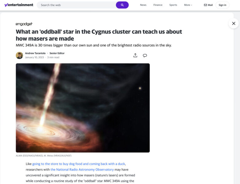 What an 'oddball' star in the Cygnus cluster can teach us about how masers are made
